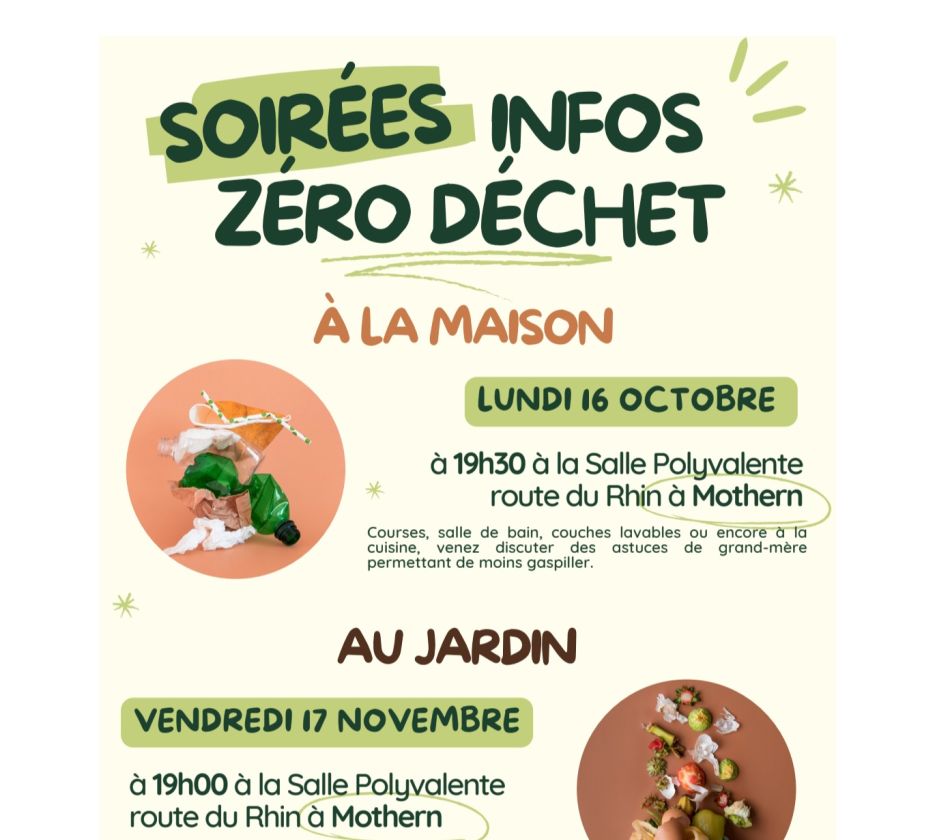 Soirées info zéro déchet